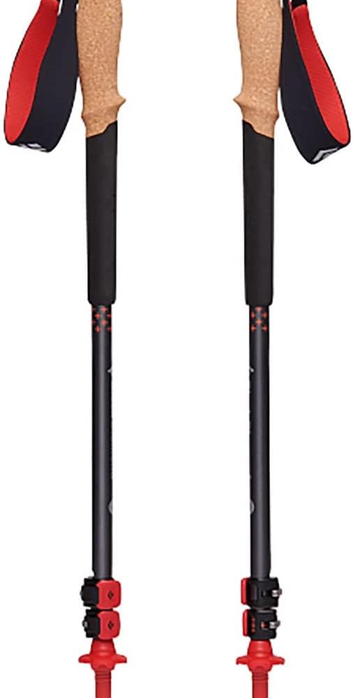 Black Diamond Pursuit Aluminum Trekking-Hiking Poles - Collapsible & Adjustable